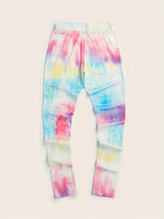 Tie Dye Casual Yoga Pants Elastic Waist Women's Activewear