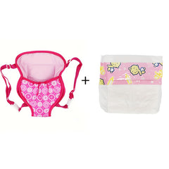 Baby Doll Backpack with Straps for 30-18 Inch Dolls