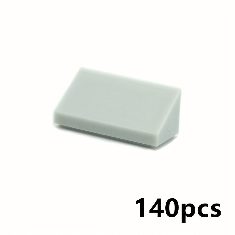 140pcs 1x2 Slanted Brick Building Block Accessories