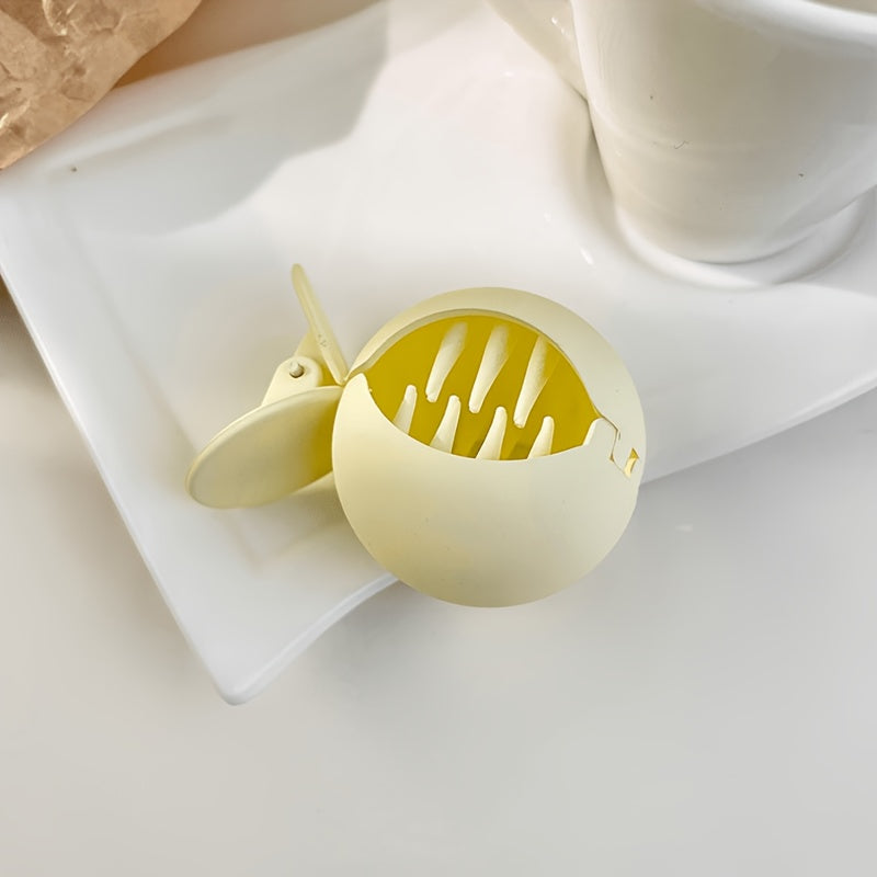 2pcs Cartoon Round Hair Clip Style Hairpin