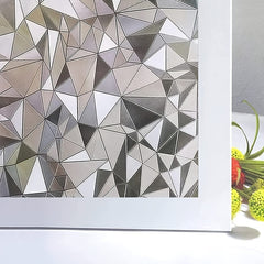 Privacy Window Stickers 3D Static Cling Films for Home Decor