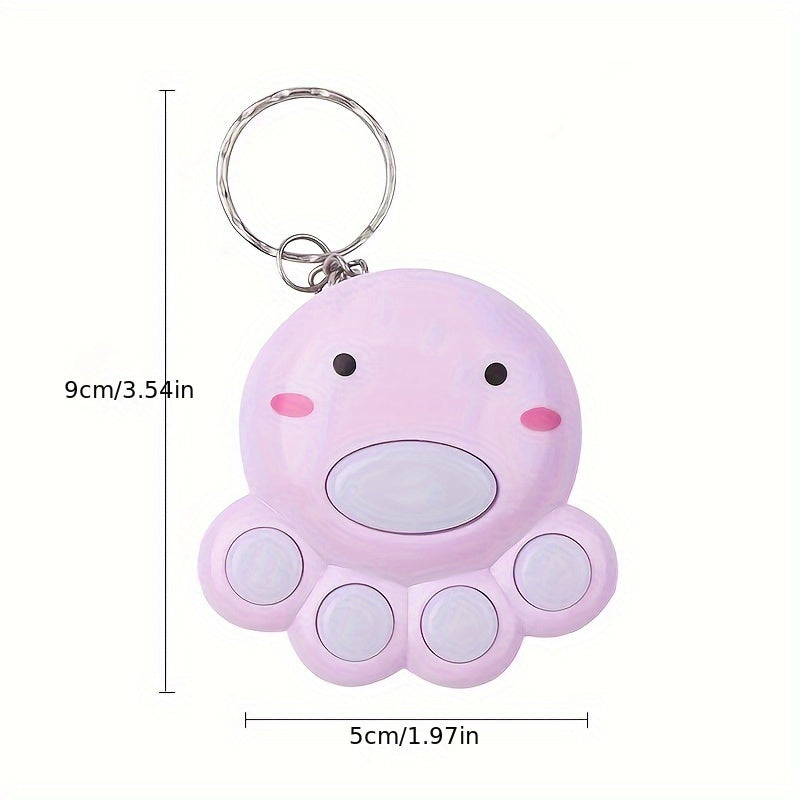 Octopus Cat Paw Memory Game Machine Keychain - Gift