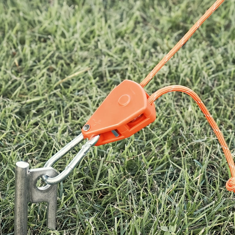 Adjustable Metal Pulley Wind Rope for Camping Tent and Picnic