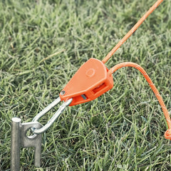 Adjustable Metal Pulley Wind Rope for Camping Tent and Picnic