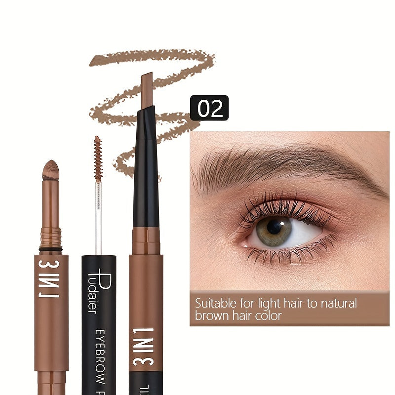 Waterproof Double-Headed Eyebrow Pencil Long-Lasting