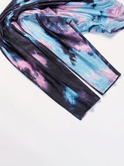 Tie Dye V Neck Tee & Pants Set