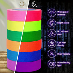 Neon UV Light Luminous Tape 1.52cm x 5.03m
