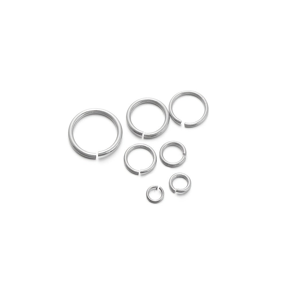 3-10mm 18K Golden Copper Jump Rings Split Rings 50-200pcs for DIY Jewelry Making