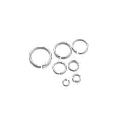 3-10mm 18K Golden Copper Jump Rings Split Rings 50-200pcs for DIY Jewelry Making