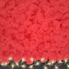 1000pcs Red Rose Petals for Romantic Nights & Wedding Decor