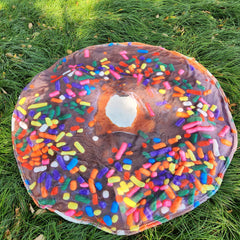 Soft and Warm Flannel Round Blanket Donut Throw Blanket
