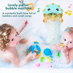 Bubble Machine Bath Toy for Baby Toddler Kid