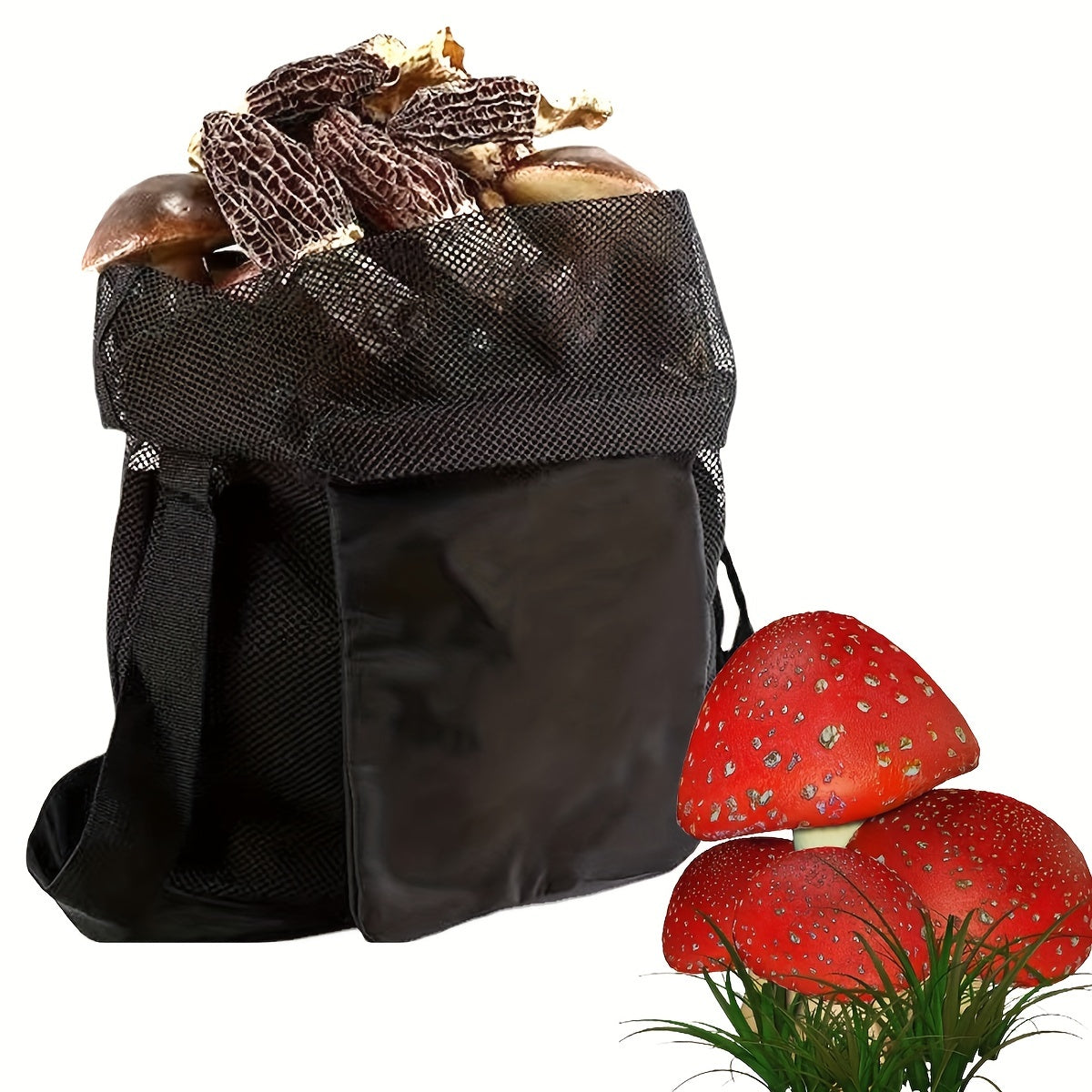 Reusable Mushroom Foraging Bags - Fruit Picking Farmer's Market Bags