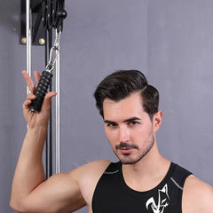 Tricep Training Rope Handle for Home & Gym Cable Machine Attachment