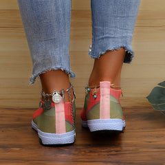 Women's Colorblock Sock Shoes Low Top Walking Sneakers