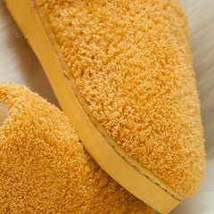 Women's Solid Warm & Comfy Slippers Soft Fleece Footwear
