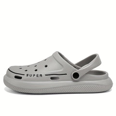 Men's Platform Clogs Hollow Out Garden Sandals