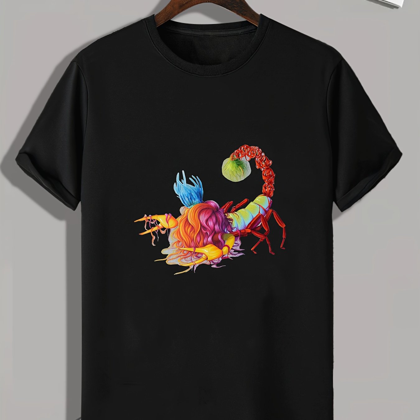 Lobster Print Men's Graphic Tee for Summer