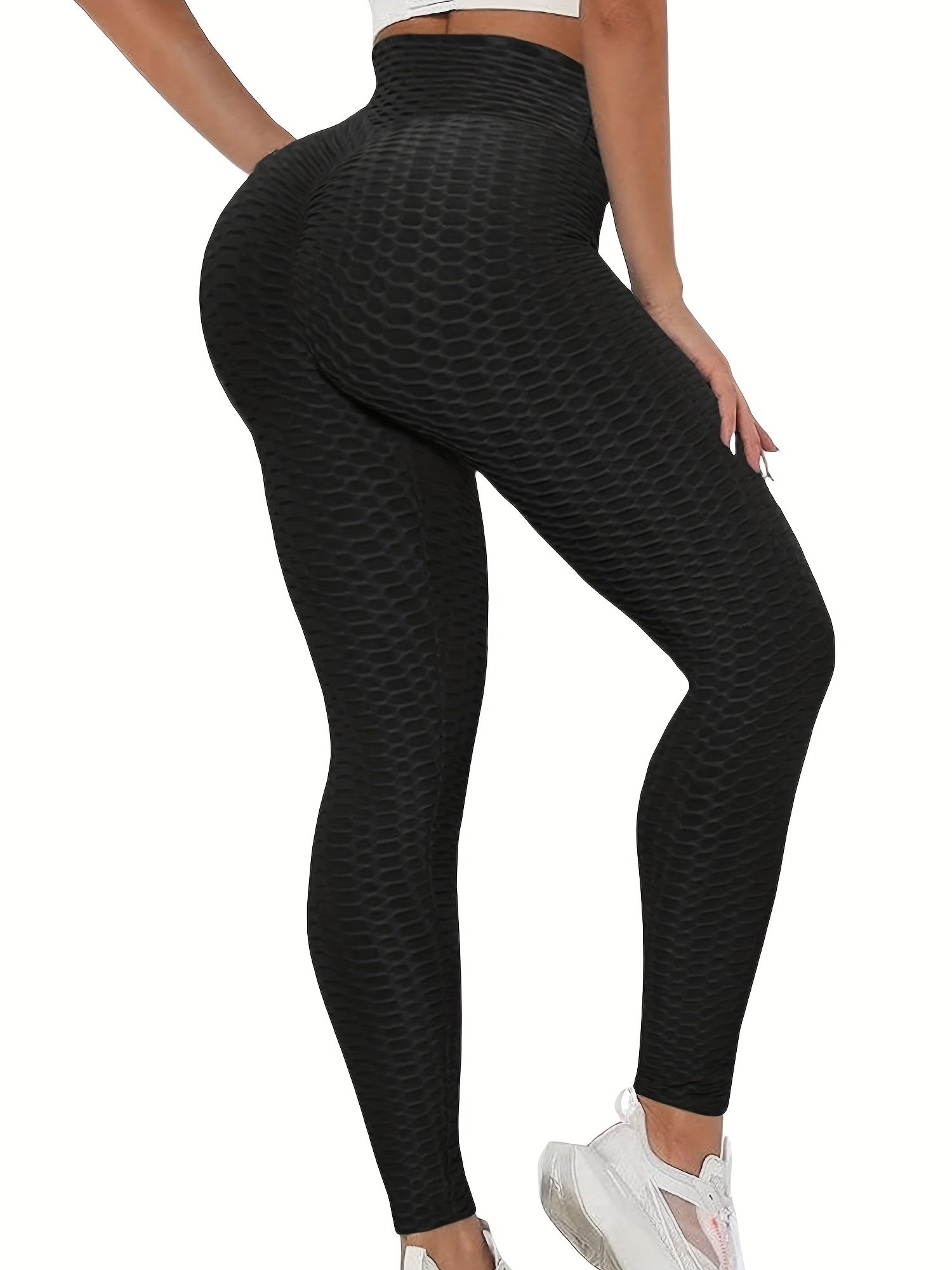 High Waisted Yoga Pants Butt Lifting Tummy Control Leggings