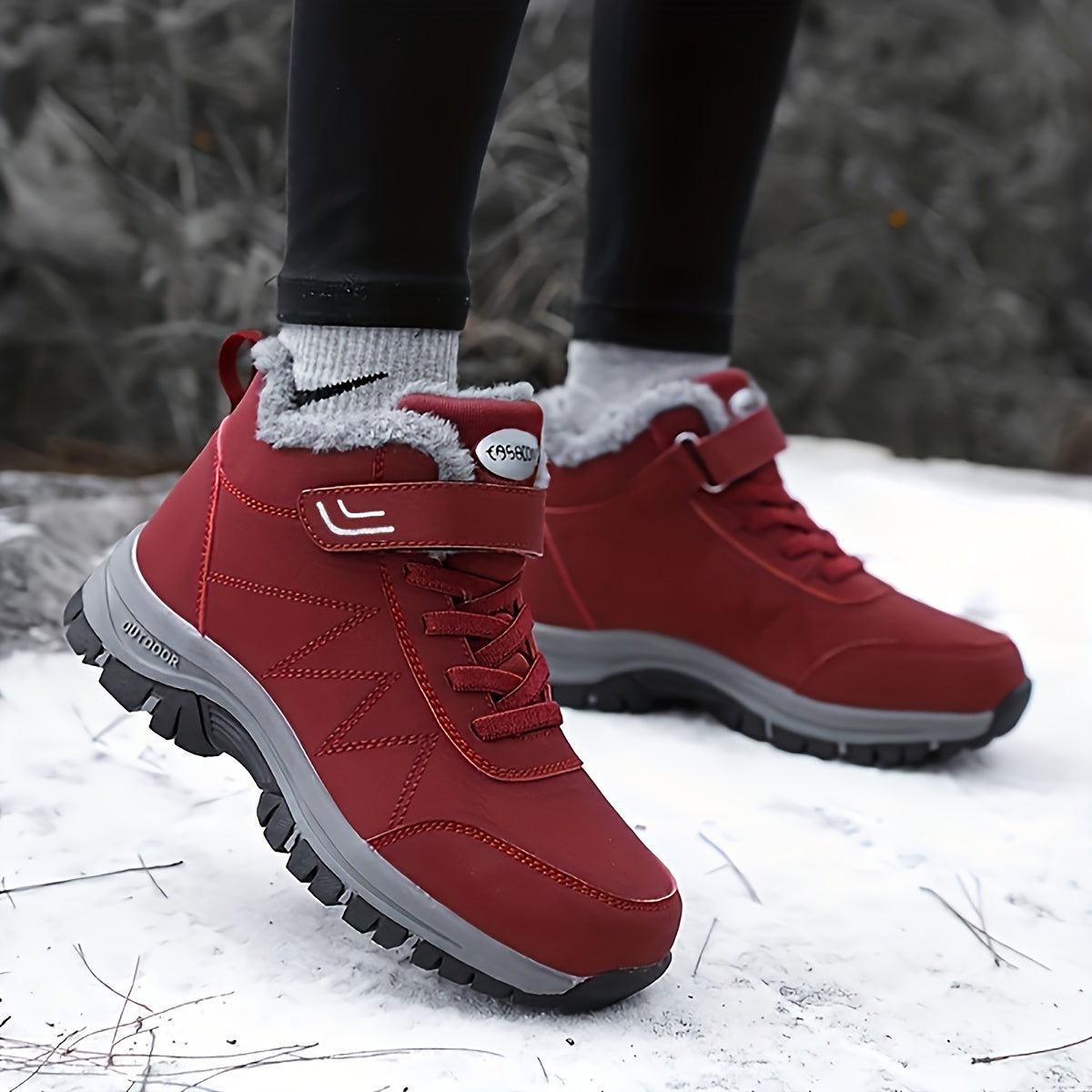 Women's Snow Sneakers Non-slip Comfortable Outdoor Shoes