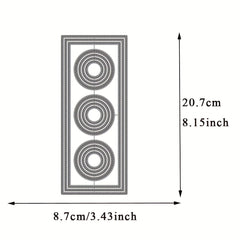 Frame Block Rectangle Metal Cutting Dies Scrapbook Die For Card Making DIY
