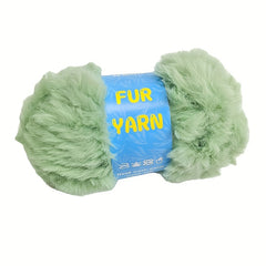 Faux Mink Fur Yarn for DIY Knitting & Crocheting 50g