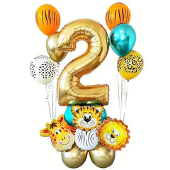 Jungle Animal Theme Balloon Set for Birthday Party Decorations