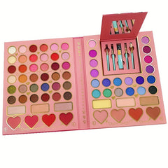 70 Color Eyeshadow Palette Matte Gloss Blush Contouring Palette
