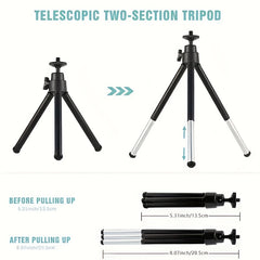 BAK4 Prism Monocular Telescope Smartphone Holder Tripod Adults Bird Watching