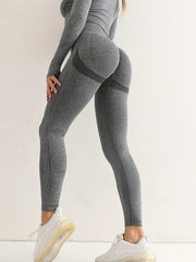 High Waist Tummy Control Fitness Pants Quick Dry Yoga Leggings