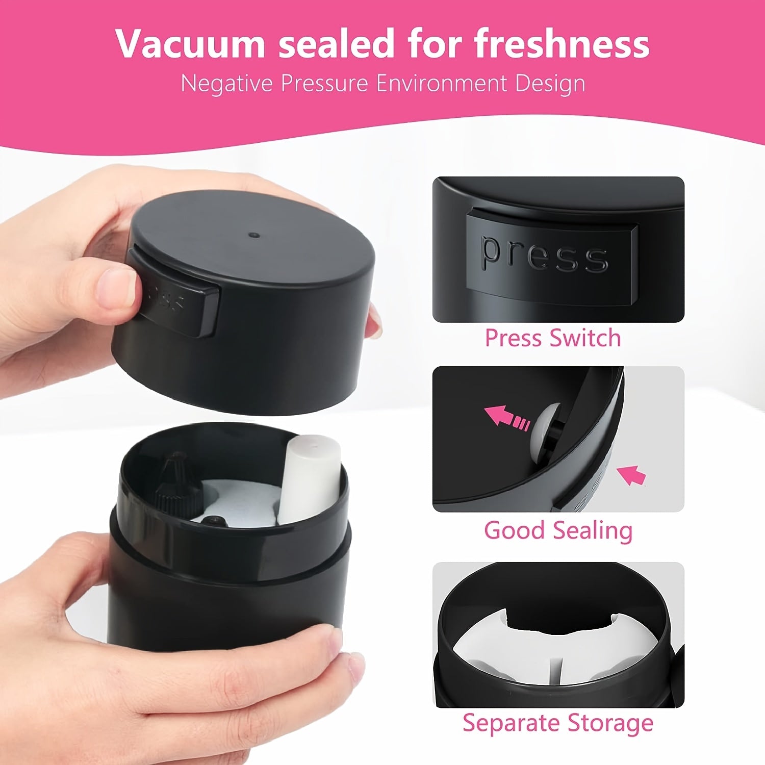 Eyelash Extension Glue Jar Storage Tank Adhesive Stand