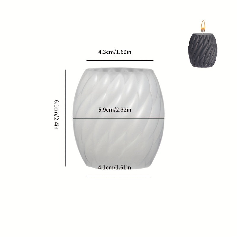 Spiral Ball Candle Holder Silicone Mold Candle Making Epoxy Resin