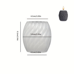 Spiral Ball Candle Holder Silicone Mold Candle Making Epoxy Resin