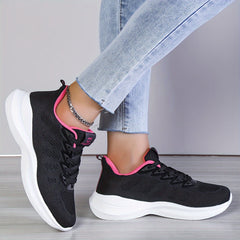 Women's Outdoor Sports Style Shoelaces Running Shoes Non slip Sneakers