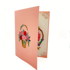 3D Popup Greeting Card for Birthday, Wedding, Anniversary