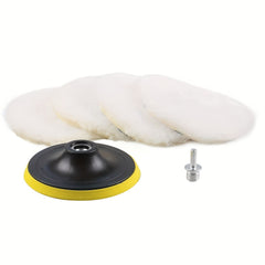 6pcs Polishing Pad Kit 6 inch Paint Care Polishing Pad Car Tools
