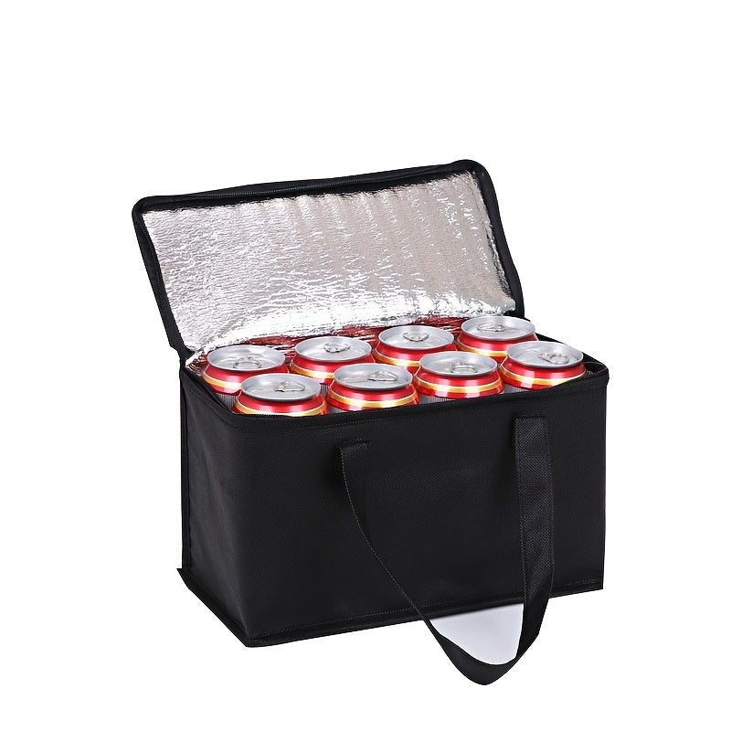Insulated Reusable Grocery Bag Collapsible Zipper Storage