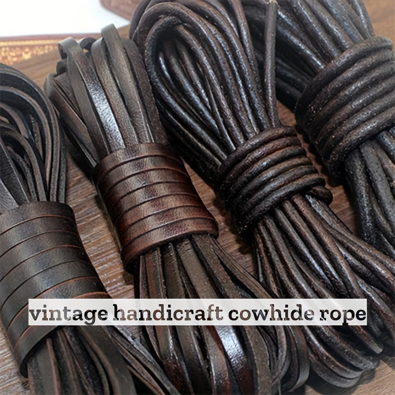5 Yards Retro High Leather Cord for DIY Jewelry