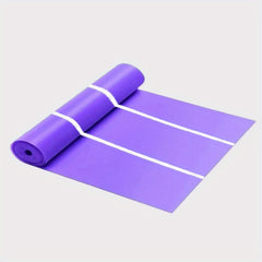 Solid Striped Yoga Elastic Resistance Straps Pilates Fitness Bands