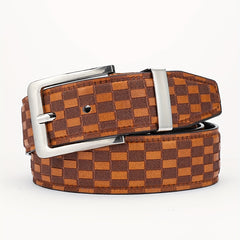 PU Striped Belt Accessories For Men