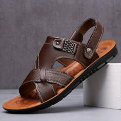 Men's Durable Non Slip Hiking Sandals Comfy Beach Shoes
