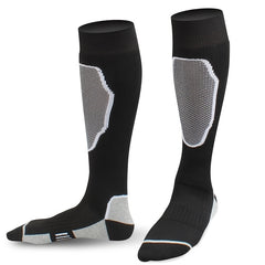 Men's Heated Crew Boot Socks Winter Thermal Ski Socks for Cold Weather
