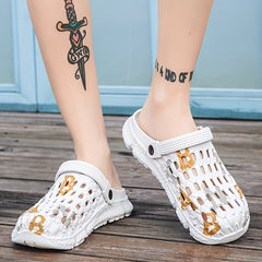Men's Closed Toe Water Clogs Sandals Soft Sole