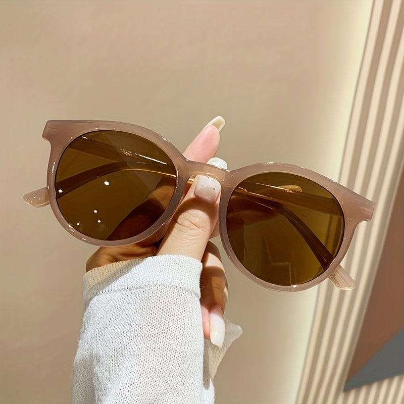 Retro Round Sunglasses UV400 Sun Shades for Beach Travel