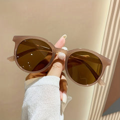 Retro Round Sunglasses UV400 Sun Shades for Beach Travel