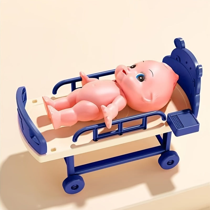 Toy Doctor Playset with Hospital Bed for Role Playing Games