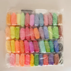 50 Colors Multicolor Air Dry Clay Modeling Clay with Tool Kit Tutorial