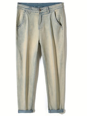 Distressed Jeans Casual Stretch Denim Pants Spring Summer