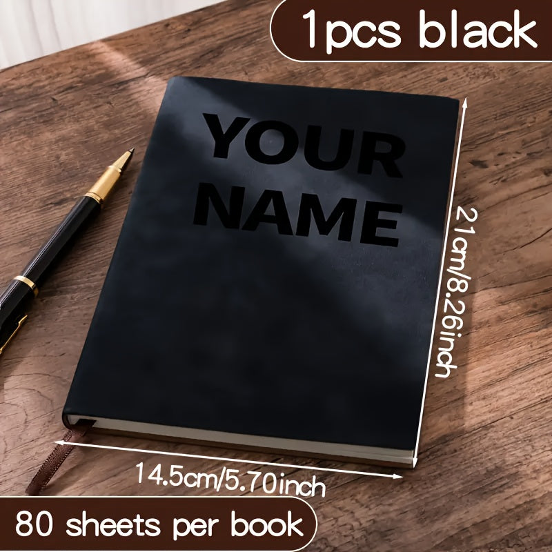 Personalized A5 Diaries & Notebooks - Soft PU Leather Cover