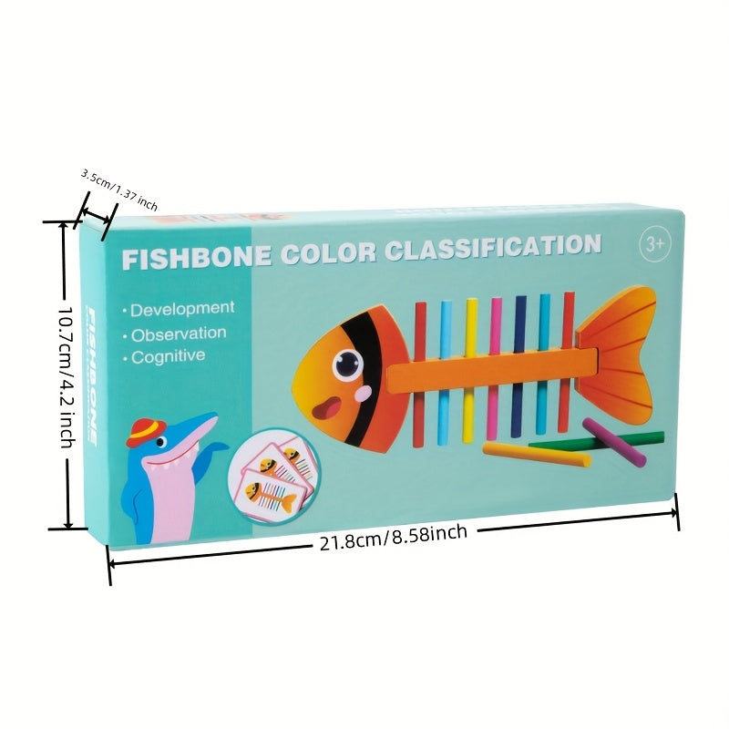 Children's Fishbone Insertion Stick Educational Toy